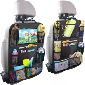 Organizador Asiento Auto Respaldo Tablet Bolsillos Varios