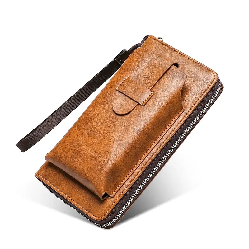 Billetera de Dama porta Celular marrón - Imagen 6