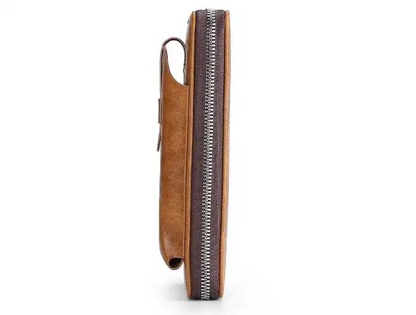 Billetera de Dama porta Celular marrón - Imagen 3