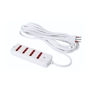 Alargue 4 Tomas Bipaso a Ficha 3L 10A Cable 3M Conatel