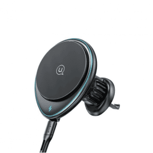 Cargador Magnético para Auto USAMS CD222 - Carga Rápida 15W MagSafe con Luz LED