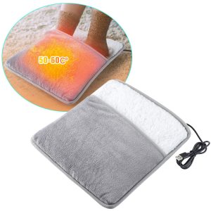 Calienta Pies Eléctrico USB Térmico Suave Invierno Portátil