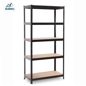 Estantería Metálica 5 Niveles Reforzada Negra