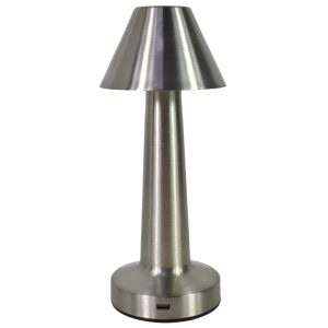 Lámpara de Escritorio LED Recargable Táctil Gris