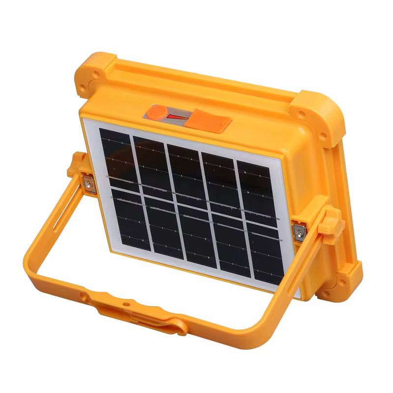 Reflector LED Solar Recargable 30W Portátil IP66 con Power Bank USB y Panel Solar - Imagen 5