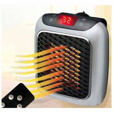 Mini Caloventilador Eléctrico Enchufable Handy Heater Turbo Heat con Display Digital - Imagen 2