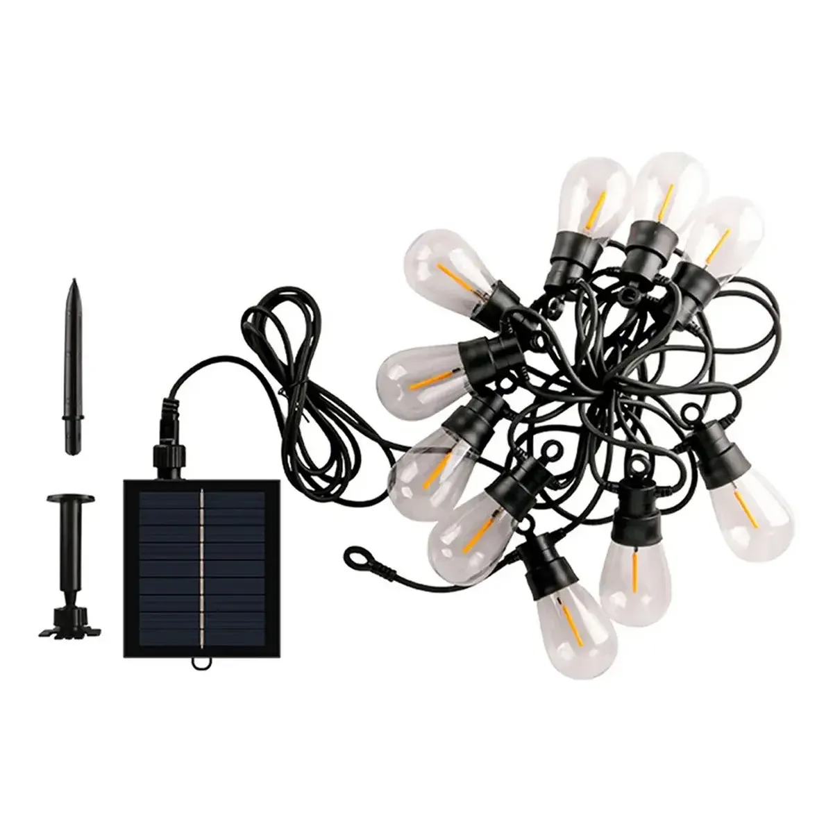 Guia de Luces Solares para Exterior 10 Metros