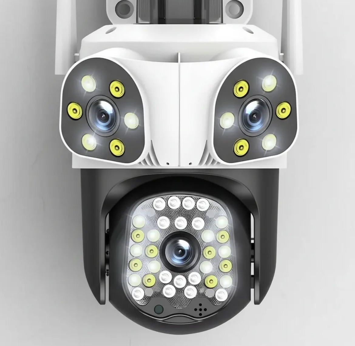 Cámara de Seguridad WiFi Triple Lente 360° PTZ Exterior - Imagen 3