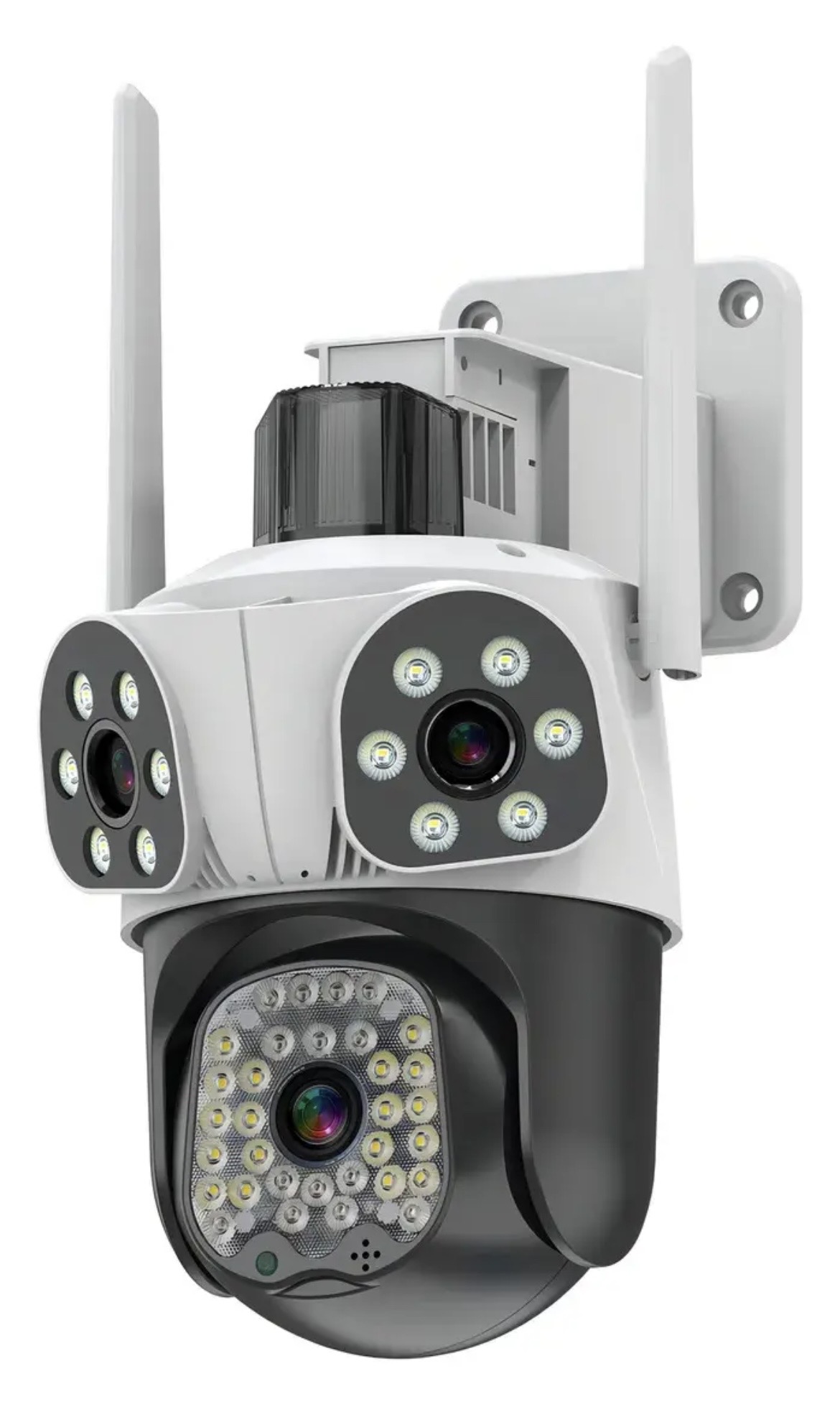 Cámara de Seguridad WiFi Triple Lente 360° PTZ Exterior - Imagen 6
