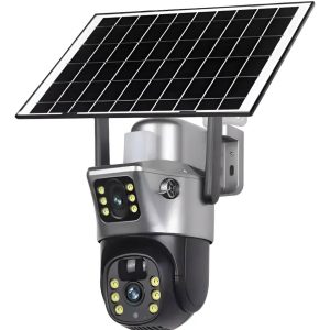 Cámara de Seguridad Solar 4G Doble Cámara con Chip Antel – Sin WiFi
