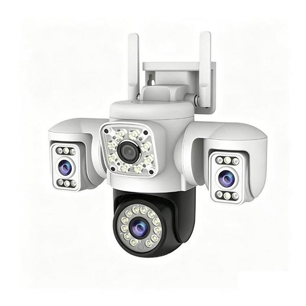 Cámara de Seguridad WiFi Triple Lente 3x 2MP PTZ – App Yoosee