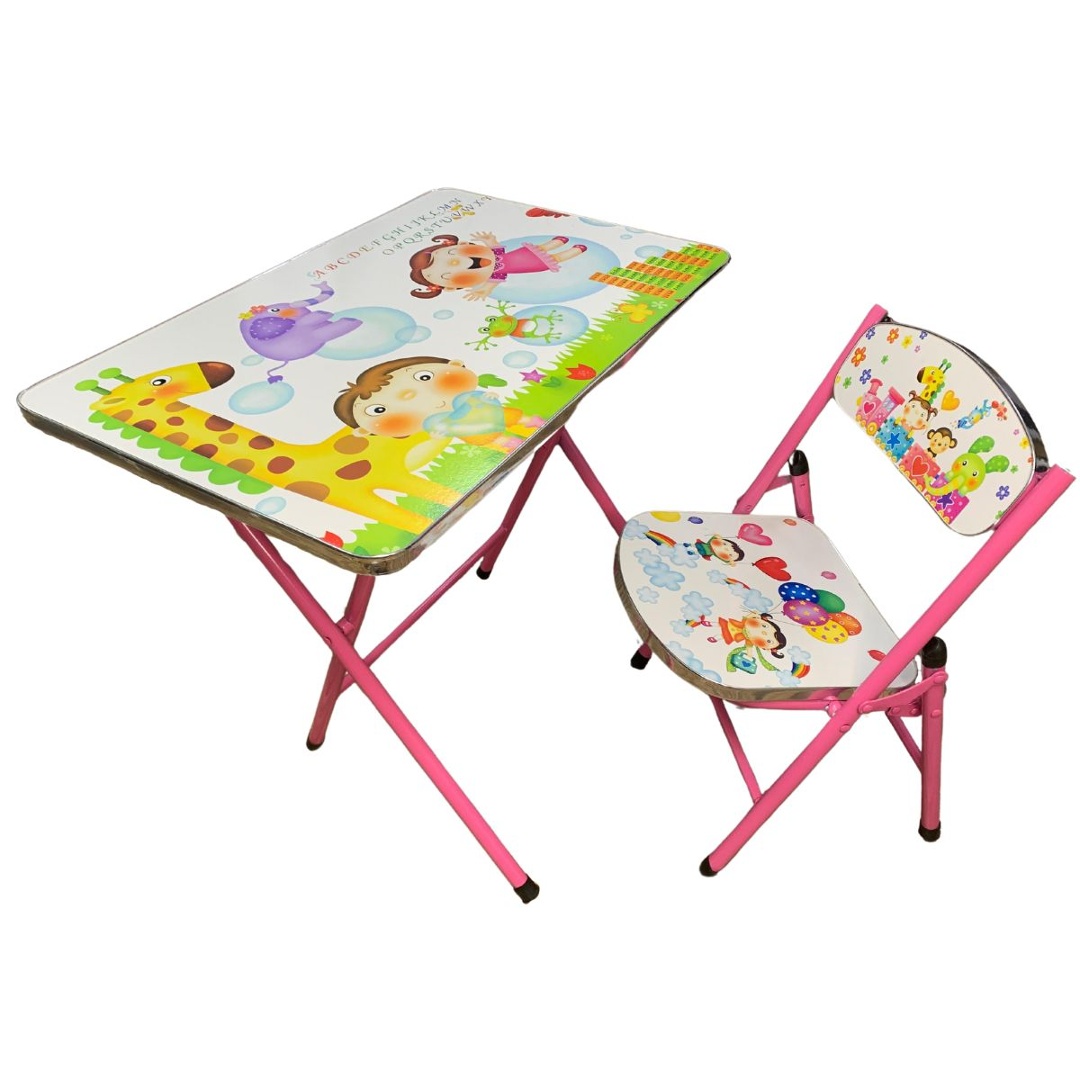 Set Infantil de Mesa y Silla de Madera Ajustable