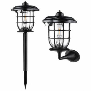 Lámpara Solar LED con Sensor de Movimiento 2 en 1 para Exterior